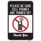 Signmission Safety Sign, 12 in Height, Aluminum, 18 in Length, 24885 A-1218-24885 - alternate 1